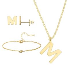 PRICES MAY VARY. 【Personalized Initial for Women Gifts】4pcs monogrammed jewelry gifts for women will be the best gift on the special day for your love one, Personalized name gifts is very popular nowadays.This is a stunning and special gifts.Mothers Day gift,bridesmaid bags,women teen gifts trendy stuff,More and more people choose it for gifting,This initial necklace bracelet earrings set,it is perfect gift for mom,sister,best friend,bridesmaid or yourself! All gifts from us are handmade with lo Dainty Initial Necklace, First Mothers Day Gifts, Gold Letter Necklace, Necklace Stand, Initial Earrings, Bridesmaid Bags, Monogram Jewelry, Initial Jewelry, Initial Bracelet