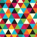 an abstract colorful background with triangles