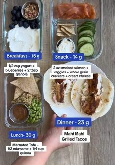 Pescatarian Diet, Lose 25 Pounds, Marinated Tofu, Bariatric Recipes, Easy Meal Prep, Week Meal Plan