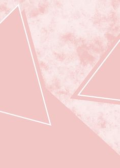 a pink and white background with triangles on the left, right diagonal triangle in the middle