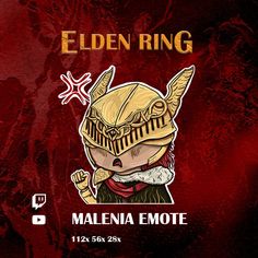 an image of the emblem for eden ring's malena emotee game