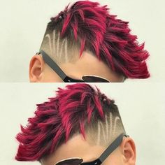 Awesome Hair Color, Hair Color Ideas For Men, Boys Colored Hair, Dyed Hair Men, Mens Hair Colour, Hair Color Burgundy, Men Hair Color, Men Haircut Styles, Awesome Hair