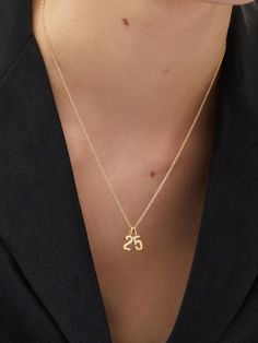 Number Necklace What's Your Number, Charms Collection, Number Necklace, Senior Gifts, Detailed Jewelry, Sterling Silver Charms, Gold Number, Necklace Collection, Lucky Number