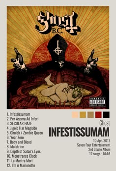 the poster for infestissum 2013