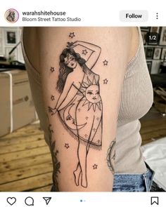 Darkside Tattoo, Optical Illusion Tattoo, Tatuaje A Color, Pin Up Tattoos, Space Tattoo, Card Tattoo, Back Tattoo Women, Tattoo Feminina