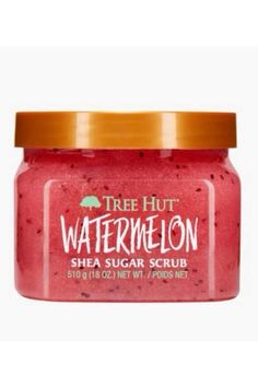 Tree Hut Body Scrub Watermelon, Watermelon Tree Hut Scrub, Watermelon Tree Hut, Watermelon Perfume, Watermelon Products, Watermelon Body Scrub, Watermelon Sugar Scrub, Watermelon Skincare, Tree Hut Watermelon