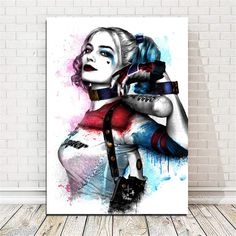 Mr Brainwash, Harley Quinn, Canvas, Art