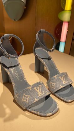 Lv Sandals, Louis Vuitton Heels, Pretty Heels, Fancy Heels