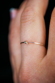 Delicate Silver Rings, Sterling Silver Stacking Rings, Single Ring, Silver Stacking Rings, Birthday Ring, Knot Ring, Minimal Jewelry, Sell Gold, Rings Cool