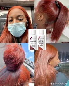 Afro Hair Dye, Adore Hair Dye, Ginger Hair Dyed, Cinnamon Hair, Boosting Confidence, Girl Hair Colors, Cute Hair Colors, Brown Hair Dye, Dyed Blonde Hair