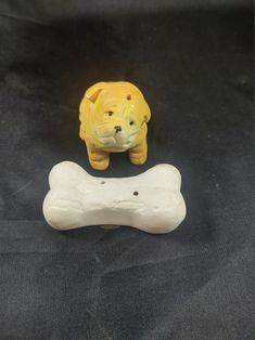 Dog and Bone Salt and Pepper Shakers - Etsy Brown Ceramic, Shar Pei, Ceramic Gifts, Light Switch Covers, Crystal Collection, Ceramic Planters, Cup And Saucer Set