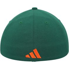 Add a timeless finish to any Miami Hurricanes look with this Vault Slouch hat from adidas. It features a throwback-inspired team graphic across the front and a classic design for added detail. With a relaxed structure and flex design for a perfect fit, this versatile cap is a must-have for any Miami Hurricanes collection. Stretch fit Structured fit Curved bill Stretch-fit Mid Crown One size fits most Brand: adidas Officially licensed Green contrast-color undervisor Material: 97% Recycled Polyest Sporty Fitted Hat With Curved Brim For Sports Events, Collegiate Style Fitted Baseball Cap For Sports, Sporty Fitted Cap With Team Logo, Casual Adidas Baseball Cap For Sports Events, Sporty Fitted Hat With Team Logo, Adidas Casual Hat For Sports Events, Casual Adidas Hat For Sports Events, Sporty Fitted Hat With Embroidered Logo For Sports Events, Adidas Cap For Sports Events