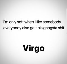 the words virgo are written in black and white