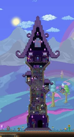 18+ Terraria House Ideas That You'll Love Terraria Princess House, Terraria Hollow House, Terraria Cloud House, Terraria Hallow House, Terraria Sky House, Terraria Hallowed House, Terraria Building Tips, Terraria House Design Simple, Terraria Builds Ideas