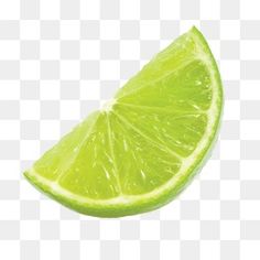 a lime slice on a white background