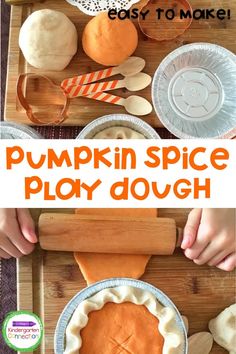 pumpkin spice play dough recipe for kids