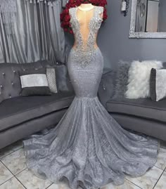 Purple And Gold Prom Dresses, Prom Dress For Dark Skin Black Women, Grey Sweet 16 Dresses, Mermaid Blue Prom Dress, Silver Blue Prom Dress, Prom Dresses On Black Girls, Sliver Prom Dresses Black Couple, Prom Dresses Black People, Euphoria Prom Dress