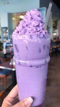 Ube Horchata Ube Horchata, Horchata Recipe, Ube Recipes, Filipino Food Dessert, Ice Cream Maker Recipes, Mexican Drinks, Purple Yam, Brunch Drinks, Filipino Desserts