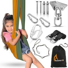 PRICES MAY VARY. Therapeutic Sensory Swing: Our premium-quality indoor swing is designed to provide a calming and soothing experience for children with special needs, including autism, ADHD, and Asperger's. Versatile Indoor/Outdoor Use: Whether you want to set it up in your child's bedroom, therapy room, or outside in the backyard, our kids hammock will fit in. Experience the benefits of sensory therapy wherever you go! Safe and Secure Design: Rest assured knowing that safety is our top priority Room Swing, Kids Hammock, Sensory Swing, Sensory Therapy, Indoor Hammock, Indoor Swing, Therapy Equipment, Sensory Integration, Body Awareness