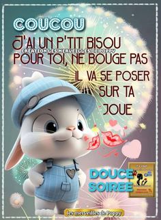 an advertisement for the french children's television show, poupe soire