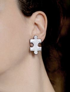 Puzzle earrings Teenage girl jewelry Silver stud earrings Teen girl gifts Teenager Birthday gift for her Post earrings for women Gift silver by GitasJewelryShop https://www.etsy.com/listing/584539002/puzzle-earrings-teenage-girl-jewelry?ref=rss Teenager Birthday Gifts, Teenager Birthday, Abstract Jewelry, Indie Jewelry, Girl Jewelry, Silver Stud Earrings, Birthday Gift For Her