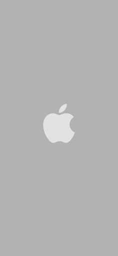 an apple logo is shown on a gray background with space for your text or image