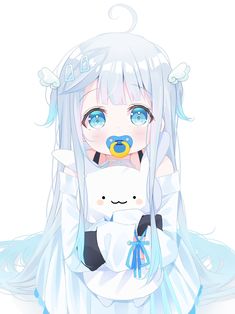 An Anime, White Hair, Stuffed Animal, Blue Eyes, The Story, Books Wattpad, Wattpad, Books, Hair