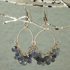 This I can do! Earrings Chandelier, Earrings Inspiration, Blue Apatite, Wire Earrings, Bijoux Diy, She Loves, Earrings Sterling Silver, Jewelry Projects, Diy Earrings