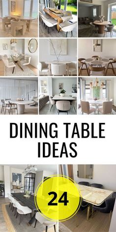 dining table ideas for the modern home