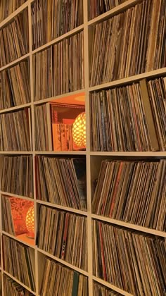 a room filled with lots of different types of records