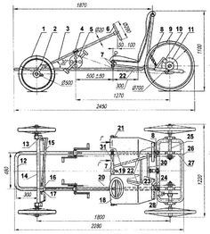 an image of a drawing of a bicycle with wheels and spokes on the front