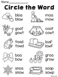 a printable worksheet with words and pictures