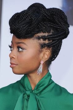 Skai Jackson   - Best Celebrity Braids Of 2017 (So Far) Brown Ombre Hair Color, Skai Jackson, Chanel Iman, Cool Braid Hairstyles, Box Braids Styling, Cool Braids, Braids Hair