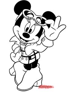 mickey mouse coloring pages for kids