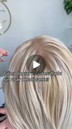 Color Rubio, Balayage, Hair And Nails, Blonde, Hair Color, Hair Styles, Hair, Color