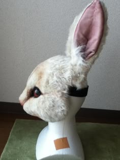 Animal Mask, Animal Masks, Masks Art, White Rabbit, Diy Costumes