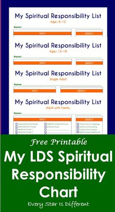 the free printable my id's spiritful personality chart