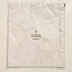 Brand New Authentic Ysl Yves Saint Laurent Le Vestiaire Des Parfum Dust Bag Pouch Perfect To Display Or For Storage White With Black Lettering Condition-New In Bag-No Flaws Bags Ysl, Yves Saint Laurent, Saint Laurent, Dust Bag, Bag Lady, Pouch, Women Shopping, White