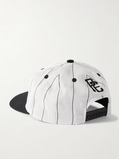 SAINT Mxxxxxx’s cap has been created in collaboration with the iconic hip-hop group Public Enemy. It’s made from cotton-twill in a striped design that feels authentic to the style's baseball roots. Public Enemy, Cap For Men, Mr Porter, Stripes Design, Cotton Twill, Baseball Cap, Porter, Hip Hop, For Men