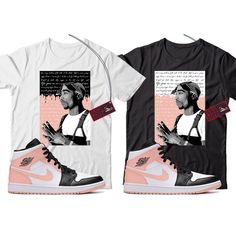 Jordan Crimson Tint Shirt 2 Pac