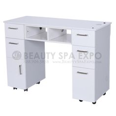 Seneca Nail Table Manicure Station, Nail Table, Portable Spa, Furniture Packages, Manicure Table, Salon Chairs, Dressing Mirror, Salon Furniture, First Apartment