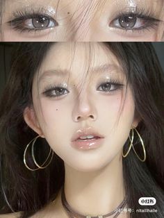 Douyin Makeup Palette, Makeup Chart, Grwm Aesthetic, Chinese Tiktok, Freckles Makeup, Food Fusion, Post Secret, Doll Eye Makeup