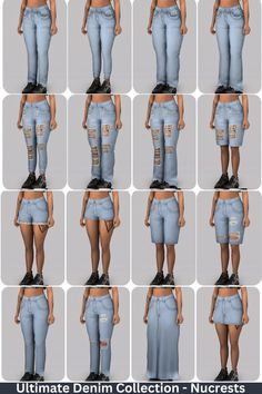 You have to check out these Sims 4 CC Clothes by Nucrests at number 42 on this Sims 4 clothing CC list! It has the best bottoms for your female Sims, including denim, jeans, shorts, and skirts in styles like straight, skinny, loose, flare, and distressed. All these clothing items are Maxis Match. This list also features the latest Sims 4 CC clothes packs for both male and female Sims. Thanks to Freegamingideas, my Sims 4 CC folder is overflowing with amazing finds! Sims 4 Cc Maxis Match Flared Jeans, Cc Bottoms Sims 4, Nucrests Sims 4, Sims 4 Bottoms Cc Maxis Match, Maxis Match Jeans Sims 4, Sims 4 Cc Denim Shorts, Sims 4 Shorts Cc Maxis Match, Female Jeans Sims 4, Sims 4 Must Have Cc