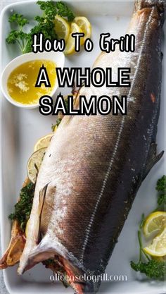 how to grill a whole salmon