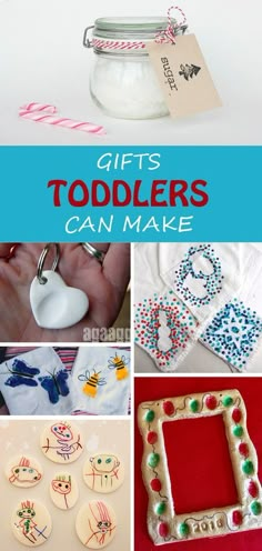 gifts for toddlers to make with the help of their mother and father on mothers day