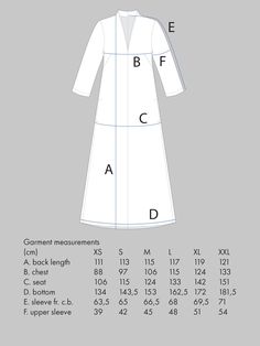 "The V-neck dress has a narrow V-shaped neckline that continues as a collar in the back of the neck. It features 3/4 long sleeves, pockets in side seams and an optional belt. The pattern includes parts and instructions to make the model with or without sleeves. The pattern comes carefully packaged in an envelope together with step-by-step sewing instructions. Skill Level : Easy Sizes : XS to XXL New, uncut paper pattern Suggested fabrics are light to mid weight fabrics such as denim, cotton twil Fitted Dress With Pockets And 3/4 Sleeves, Apron Dress Pattern, Abaya Pattern, Wrap Dress Pattern, Abaya Design, Mode Kimono, Apple Shape, Mode Abaya, Assembly Line