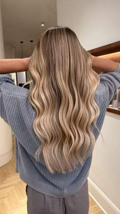 Hair Inspo Color Natural Blonde, Salon Blonde Hair, Super Blonde Highlights On Brown Hair, Soft Hair Highlights, Blond Hair With Extensions, Blonde Natural Highlights On Dirty Blonde Hair, Light Brown Hair W Blonde Highlights, Natural Highlights For Blonde Hair, Teddy Blonde Highlights