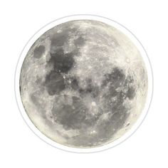 the full moon is shown in black and white