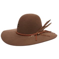 Charlie 1 Horse Hat Company makes western fashion hats that break the mold. It reaches a wide variety of people by offering felt and straw styles of funky fedoras, fun crushable hats, old west hats and unique western styles. 3 3/4” Brim Open Crown Braided Leather Hatband Monroe Hat, Types Of Hats For Women, Charlie 1 Horse Hat, Boho Hats, Women Fedora, Hat Outfits, Hat Bands, Stetson Hat, Women Hats Fashion