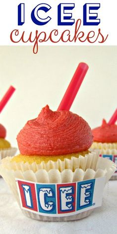 these ice cream cupcakes are so delicious and easy to make